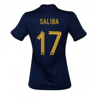 Camiseta Francia William Saliba #17 Primera Equipación Replica Mundial 2022 para mujer mangas cortas